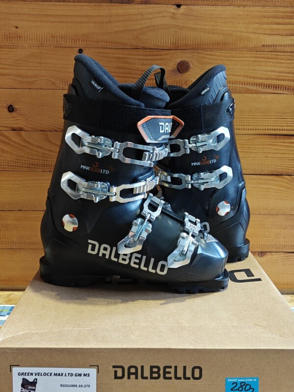 LYŽIARKY DALBELLO GREEN VELOCE MAX LTD 80 GW 27MP ---MODEL 2024---